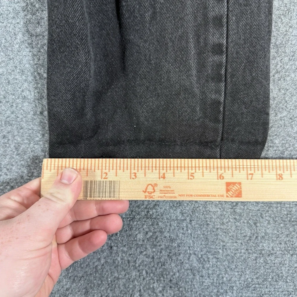 Vintage Levi's Jeans Mens 29x32 (Actual 26x28) Black 505 Regular Fit 100% Cotton